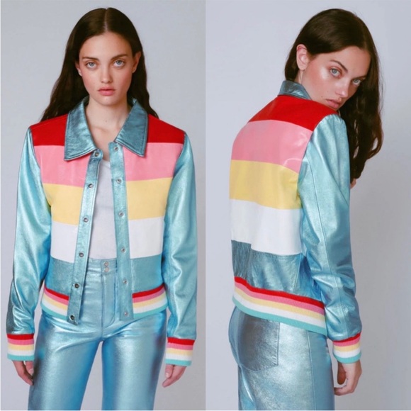 THE MIGHTY COMPANY Jackets & Blazers - THE MIGHTY COMPANY genuine leather bomber jacket